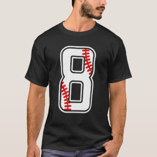 Camiseta Feliz Aniversário, 8 Anos De Idade, Beisebol Ofere