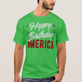 Camiseta Feliz aniversário América