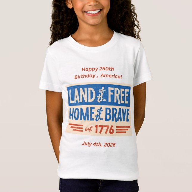 Camiseta Feliz aniversário, América! (Frente)