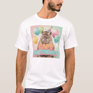 Camiseta Feliz aniversário Capy!