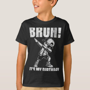 Camiseta Feliz Aniversário Cara É Meu Aniversário Dabbing R