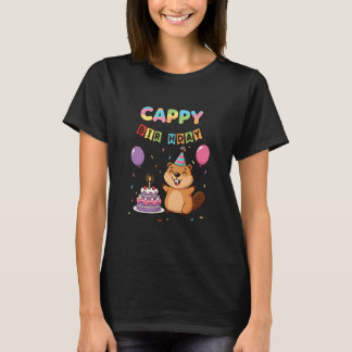 Camiseta Feliz Aniversário Crianças Festa de Animais da Sel