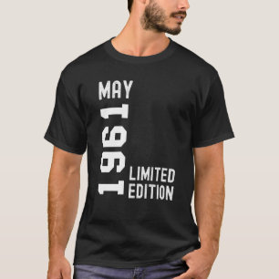Camiseta Feliz aniversário de 1961
