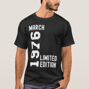 Camiseta Feliz aniversário de 1976