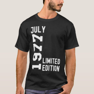 Camiseta Feliz aniversário de 1977