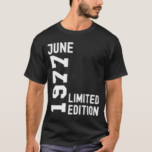 Camiseta Feliz aniversário de 1977