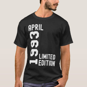Camiseta Feliz aniversário de 1993