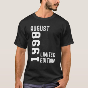 Camiseta Feliz aniversário de 1998