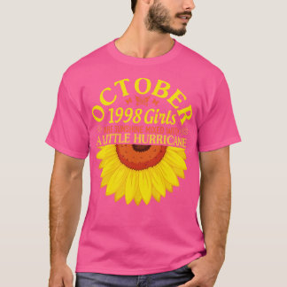 Camiseta Feliz Aniversário De 22 Anos Nascer Em Outubro De