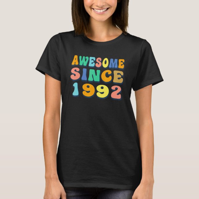 Camiseta Feliz aniversário de 30 anos de 30 anos incrível d (Frente)