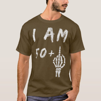 Camiseta Feliz aniversário de 51 ruas, eu tenho 50 mais esq