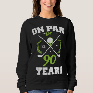 Camiseta Feliz Aniversário de 90 para Golfistas, 90 anos
