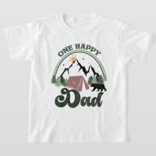 Camiseta Feliz Aniversário de Campanha Um Pai Feliz
