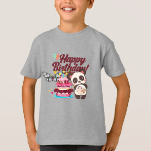 Camiseta Feliz Aniversário de Confetti