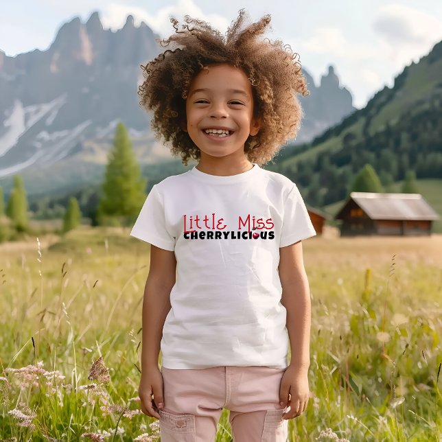 Camiseta Feliz aniversário de slogan de cereja (Criador carregado)