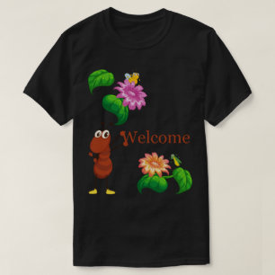 Camiseta Feliz aniversário, desejo-lhe uma vida feliz, lind