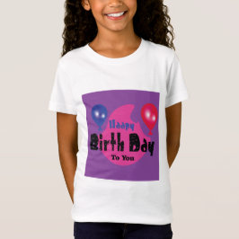 Camiseta Feliz Aniversário – Design de Festa de Celebração 