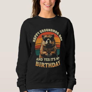 Camiseta Feliz Aniversário do Dia da Marmota Marmota Legal 