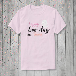 Camiseta Feliz aniversário do Dia das Bruxas