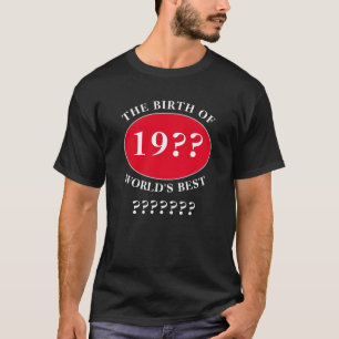 Camiseta Feliz Aniversário Editar Texto Pai Pai Pai A Qualq