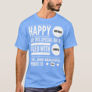 Camiseta Feliz Aniversário Engraçado
