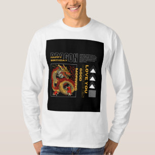 Camiseta Feliz aniversário Eu te amo projetando t-shir t-sh