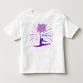 Camiseta Feliz Aniversário Ginástica Personalizada