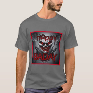 Camiseta Feliz aniversário horror Tcamarão