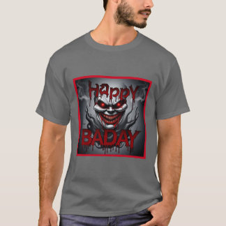 Camiseta Feliz aniversário horror Tcamarão