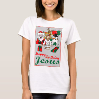 Camiseta Feliz aniversario Jesus