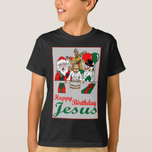 Camiseta Feliz aniversario Jesus