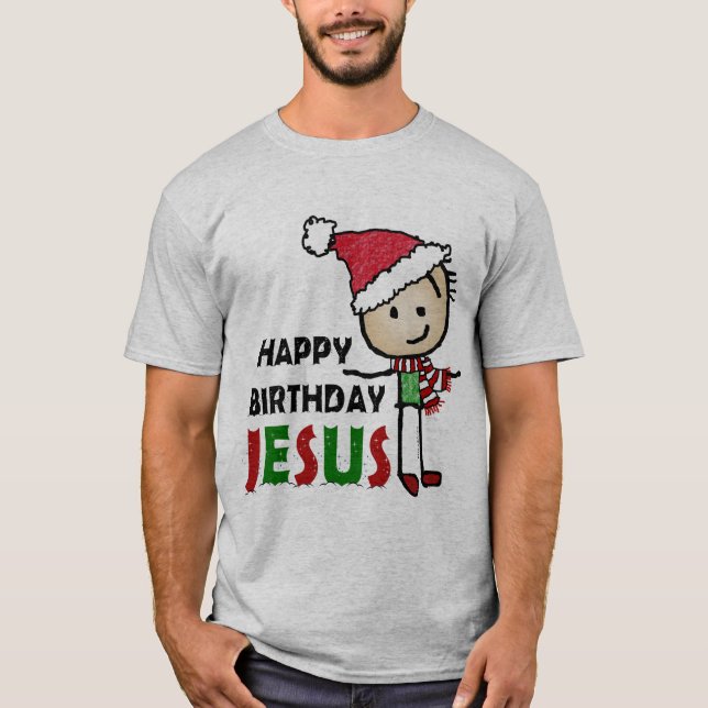 Camiseta Feliz aniversário Jesus (Frente)