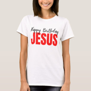 Camiseta Feliz aniversário Jesus Natal