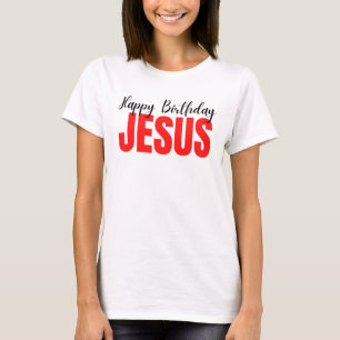 Camiseta Feliz aniversário Jesus Natal