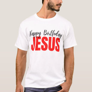 Camiseta Feliz aniversário Jesus Natal