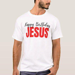 Camiseta Feliz aniversário Jesus Natal