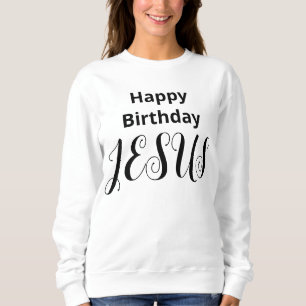 Camiseta Feliz aniversário JESUS Natal clássico moderno
