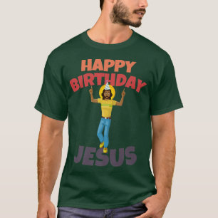 Camiseta Feliz Aniversário Jesus Prêmio de Natal