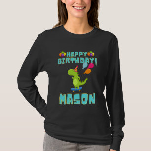 Camiseta Feliz aniversário Mason Engraçado Bithday Boys