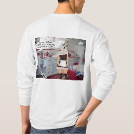 Camiseta feliz aniversário, mens tee alpaca