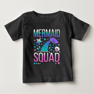 Camiseta Feliz Aniversário Mermaid Squad-68296