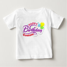 Feliz Aniversário Moderno Elegante Nome Personaliz