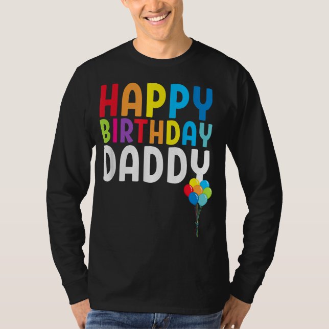 Camiseta Feliz aniversário Pai Cute Toddler Pai Birthday G (Frente)