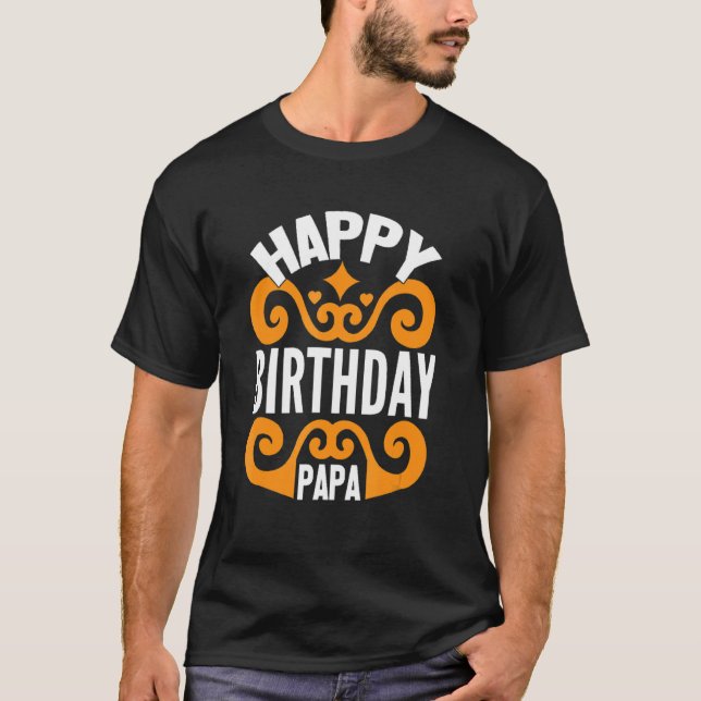 Camiseta Feliz Aniversário Papa (Frente)