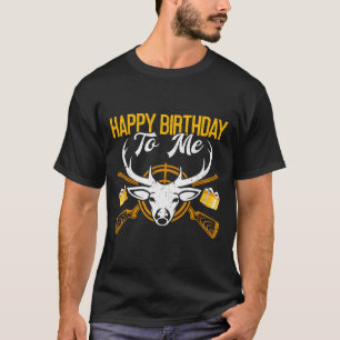 Camiseta Feliz Aniversário Para Mim Caça De Aniversário Eng