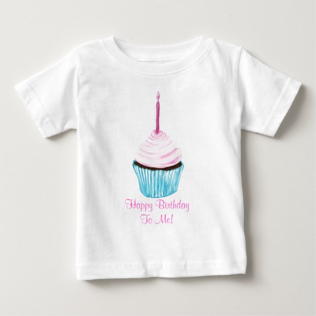 Camiseta Feliz Aniversário Para Mim Tee (Frente)