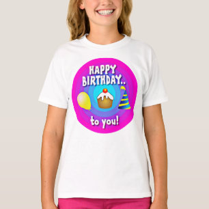 Camiseta Feliz Aniversário Para Você