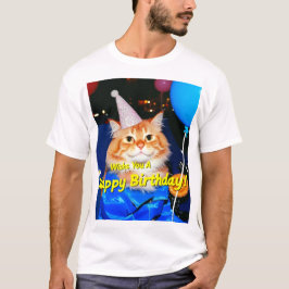 Camiseta Feliz aniversário para você