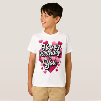 Camiseta Feliz aniversário para você