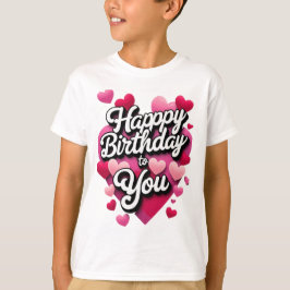 Camiseta Feliz aniversário para você